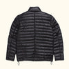 Back - Leather Bridger Black Down Jacket