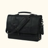 Limited Edition Jefferson Leather Messenger Bag | Black