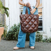 Limited Edition Bridger Leather Tote Large | Vintage Mahogany