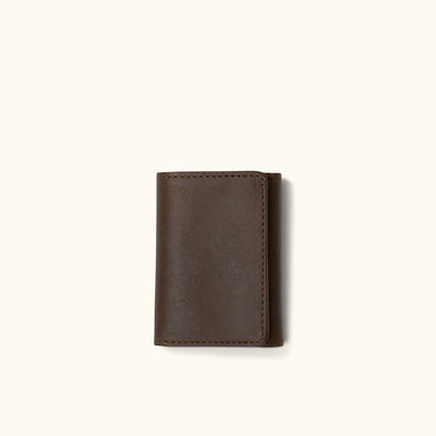 Denver Leather Trifold Wallet | Dark Briar