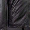 Glenwood Leather Driving Jacket | Vintage Black