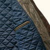 Highlands Quilted Leather Vest | Olive Green