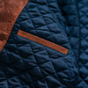 Highlands Quilted Leather Jacket | Whiskey Brown