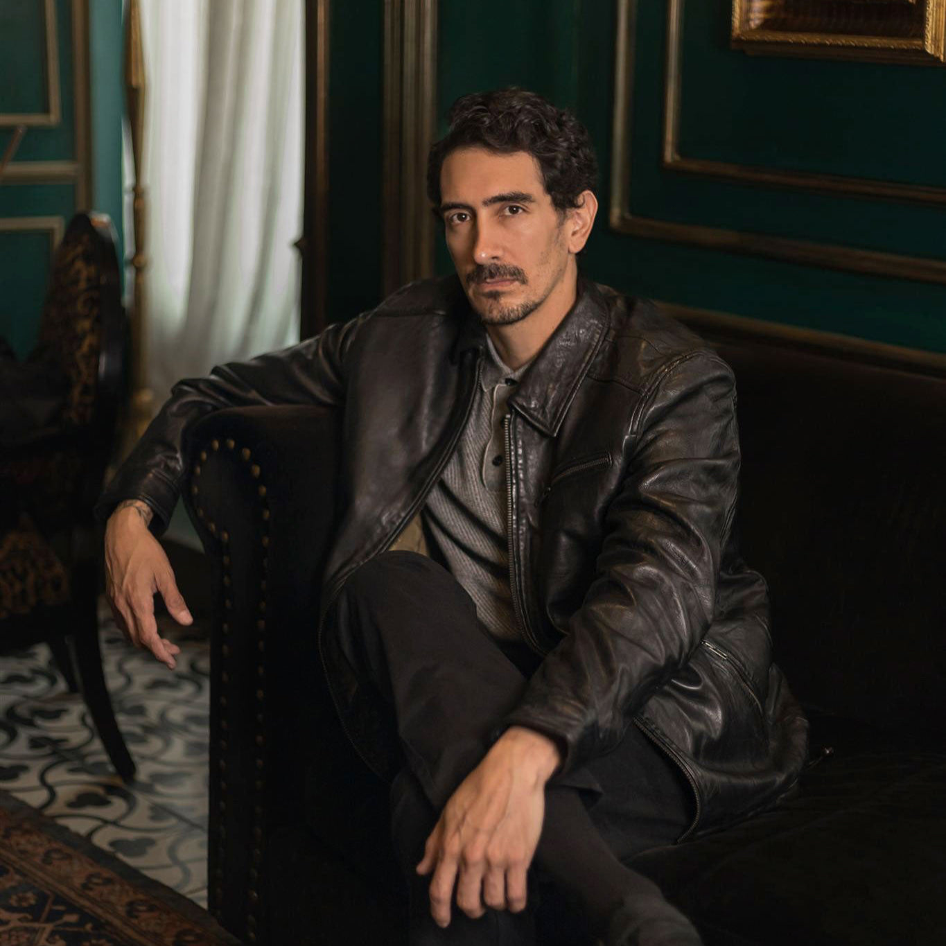 Glenwood Leather Driving Jacket | Vintage Black