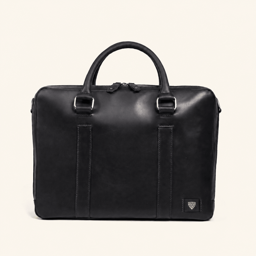 Limited Edition Jefferson Leather Briefcase | Black