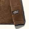 Jackson Leather Shearling Vest | Brown