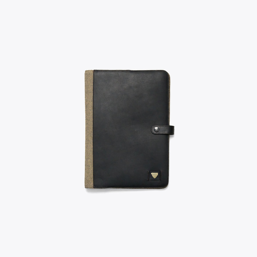 Limited Edition Leather Travel Padfolio | Black