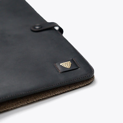 Limited Edition Leather Travel Padfolio | Black