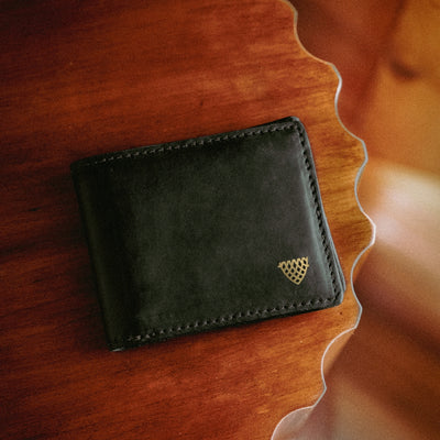 Limited Edition Jefferson Leather Bifold Wallet | Black