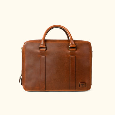 Men's Modern Leather Briefcase Bag | Elderwood front