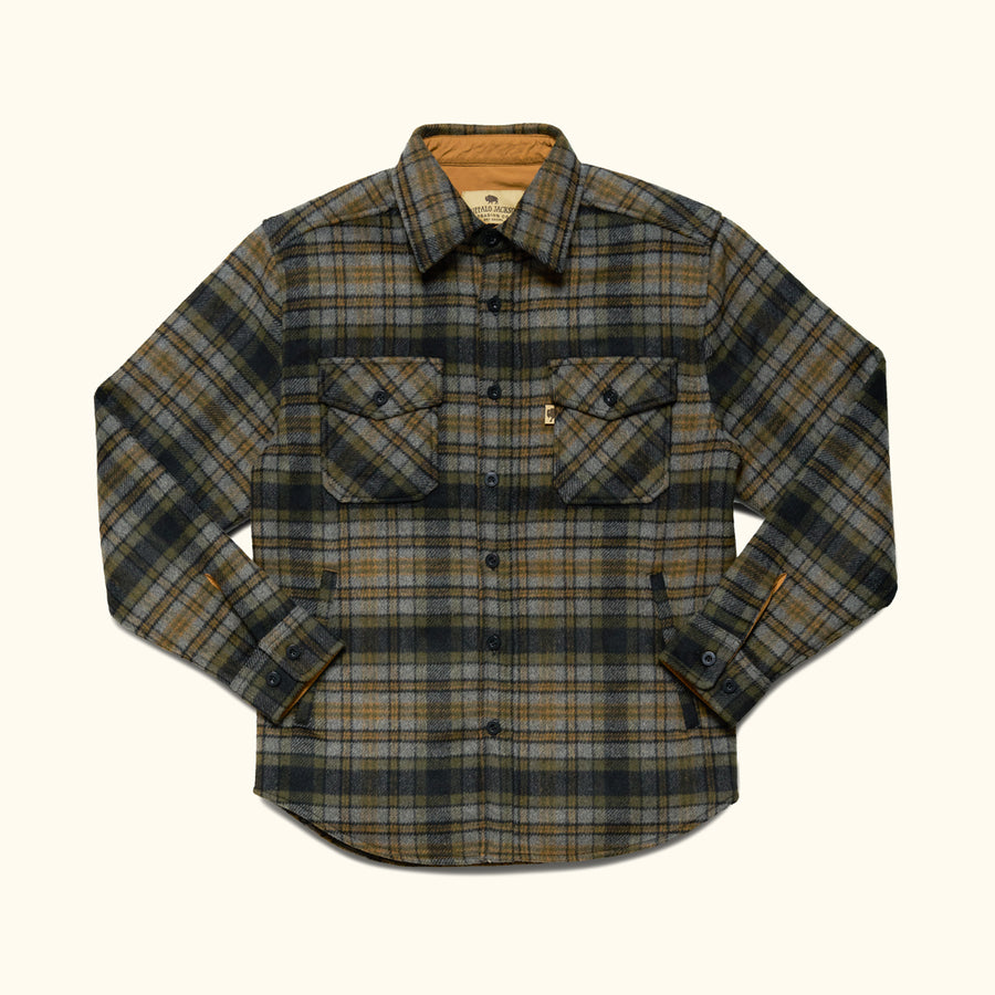 Yukon Wool Shirt Jac | Timber Moss Plaid