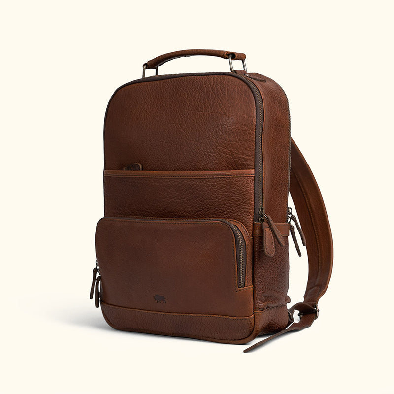 Limited Edition Roosevelt Buffalo Leather Backpack | Buffalo Grain