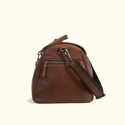 Limited Edition Roosevelt Leather Duffle Bag | Buffalo Grain