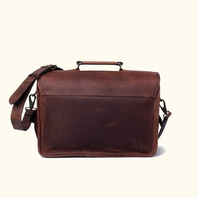 Back - Laptop Leather Vintage Bag