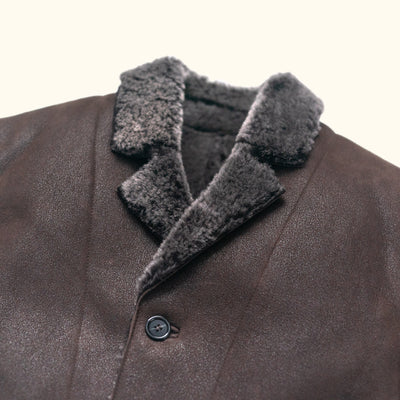 Collar Detail - Shearling Wool