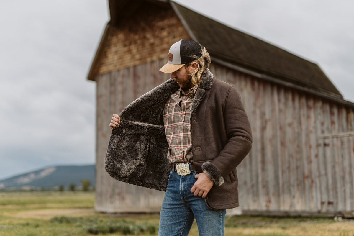 Fairbanks Flannel Shirt in Barnwood, view 3