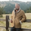 Mens Shearling Wool Sheepskin Jacket - Dinner Blazer