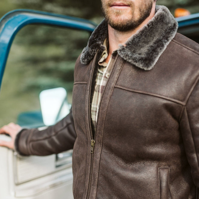 THE CLASSIC BOMBER JACKET - ESPRESSO