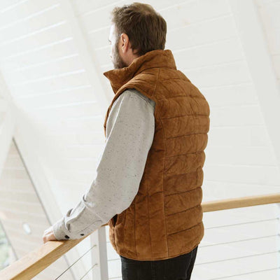 Carmel Suede - Down Fill Vest