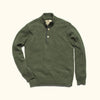 Men's Pine 1/4 Sweater - Pullover Wool Blend