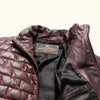 Leather Down Filled Jacket