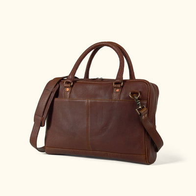 Limited Edition Roosevelt Laptop Briefcase | Buffalo Grain