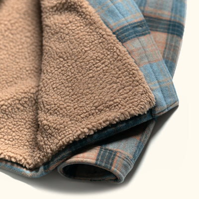 Sherpa Brown Interior Lining - for comfort and warmth on coat