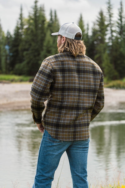 Yukon Wool Shirt Jac | Timber Moss Plaid