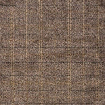 Aberdeen Wool Twill Shirt Jac in Thistle Grove: close-up of the herringbone wool and windowpane check