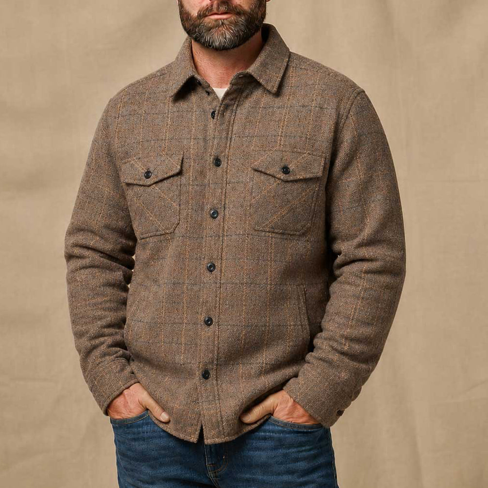 Aberdeen Wool Twill Shirt Jac | Thistle Grove