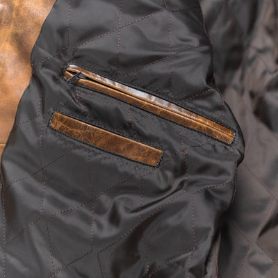 Left Pocket - Open and Closed Zipper Pocket