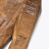 Sleeve Leather Detail - Full Grain Cow Leather