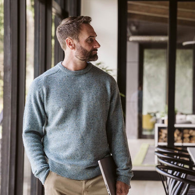 Men's Crewneck Wool Sweater