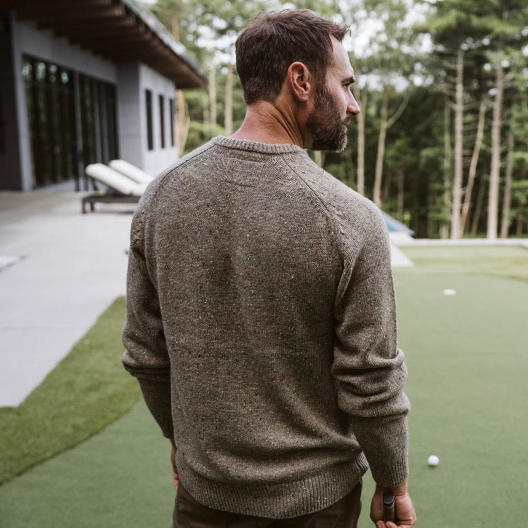Wool-Blend Crewneck Sweater
