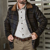 Male - Dress Wool Coat Plaid Jacket