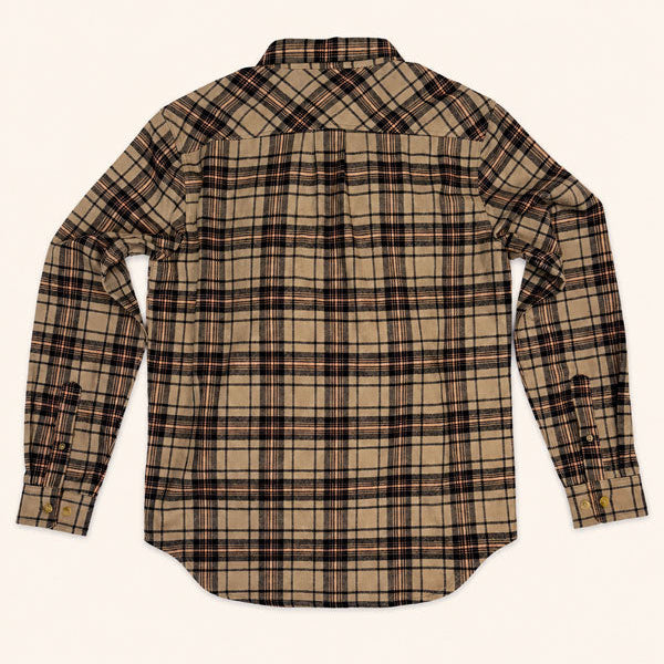 Brown Plaid Flannel Shirt