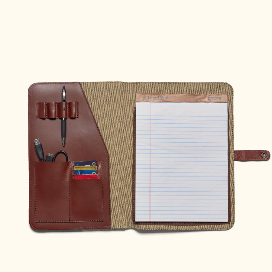 Jefferson Leather Travel Portfolio | Elderwood
