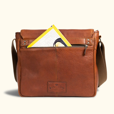 Limited Edition Roosevelt Buffalo Leather Messenger Bag | Grain Buffalo