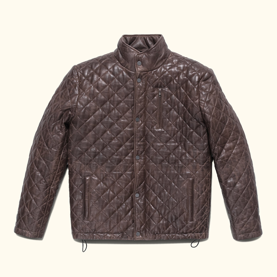 Quilted Leather Jacket -  Canada