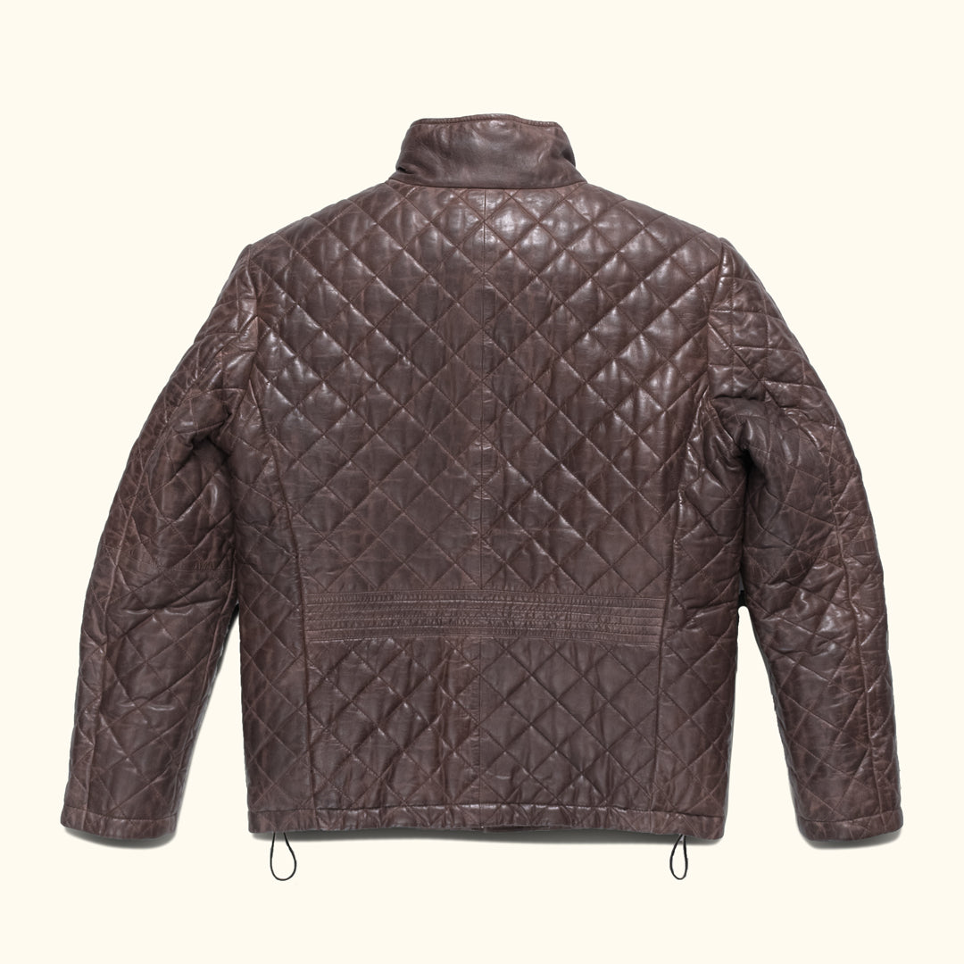 Leather Quilted Jacket (Highland Edition) | Buffalo Jackson