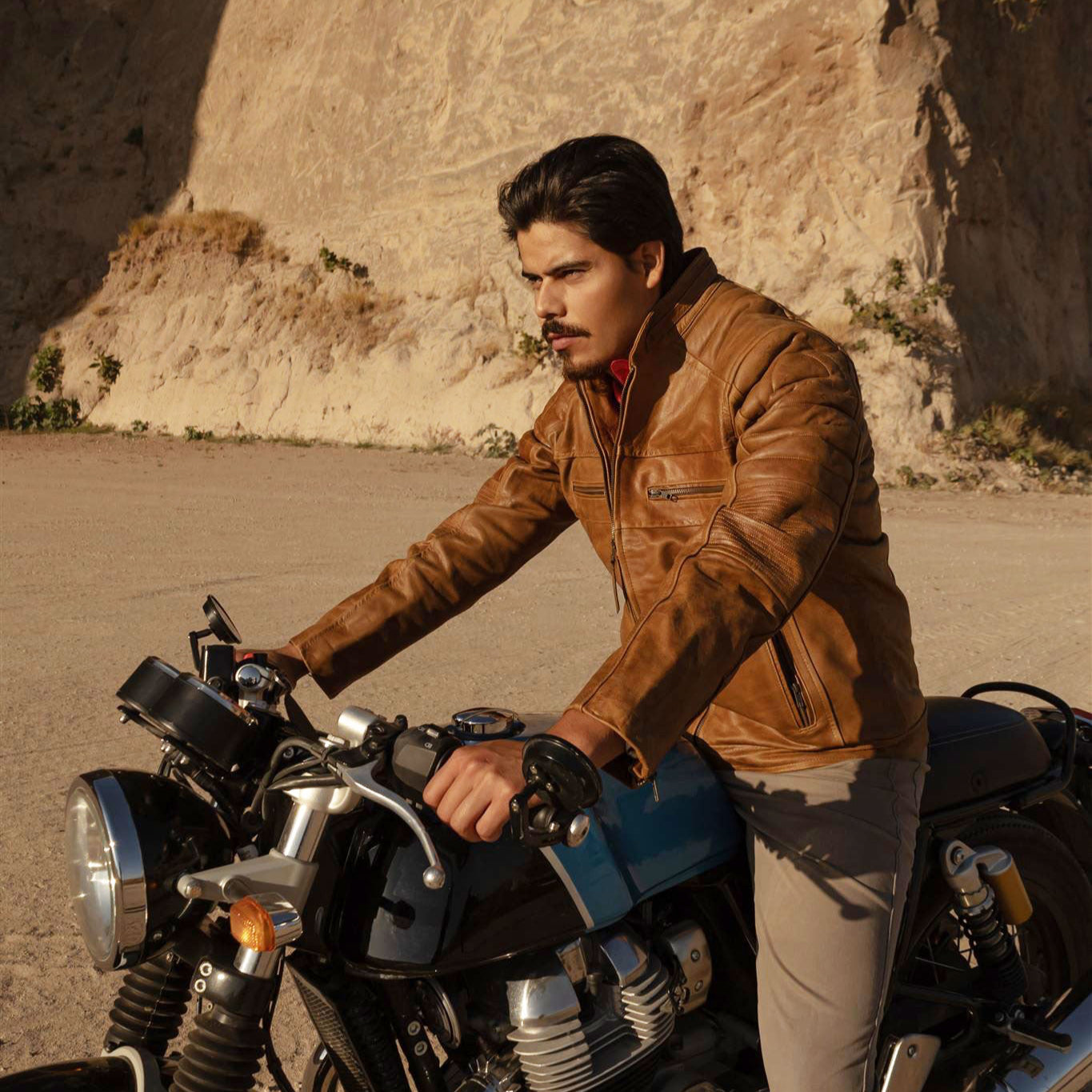 Fashion_First Heren Cafe Racer Retro Vintage Motorjas - Zwart Grijs Echt Lamsleer Verontruste Lederen Jas | Bikers, L Fashion_First Heren Cafe Racer Retro Vintage Motorjas - Zwart Grijs Echt Lamsleer Verontruste Lederen Jas | Bikers, L