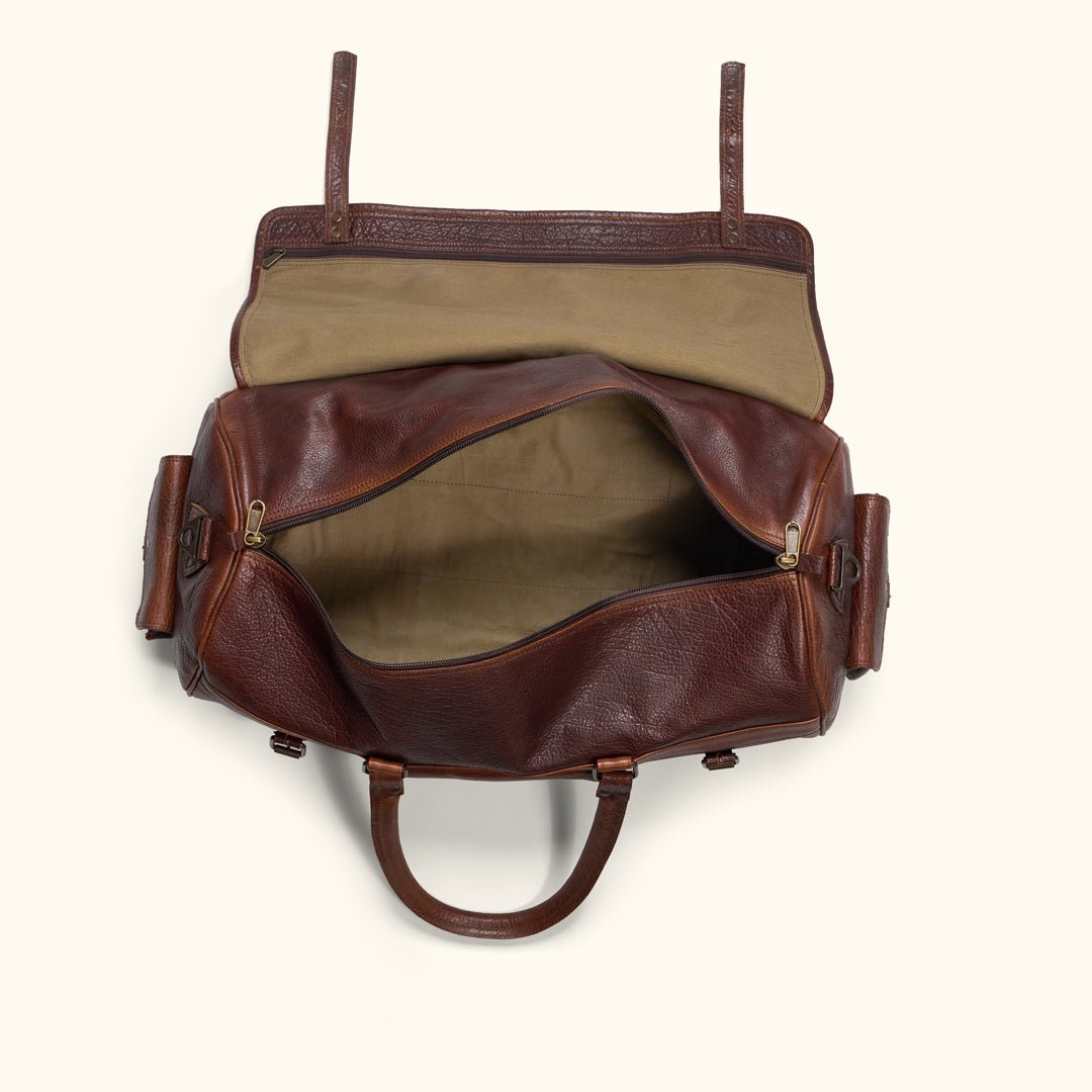Weekender Buffalo All Leather Men's Duffle Bag | Buffalo Jackson