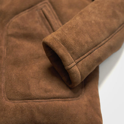 Sleeve Cuff Detail - Shearling Coat