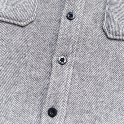 Riverton Wool Shirt Jac | Misty Granite