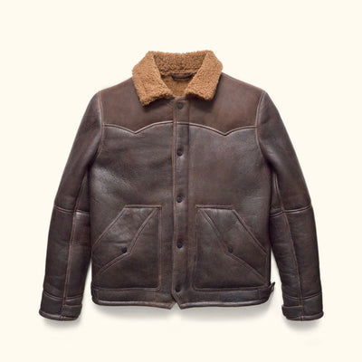 Mens Wool Shearling Jacket