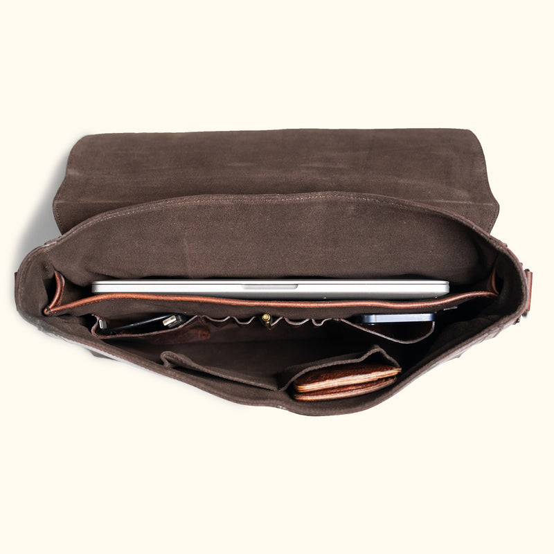 Men's Leather Laptop Bag | Roosevelt Collection | Buffalo Jackson