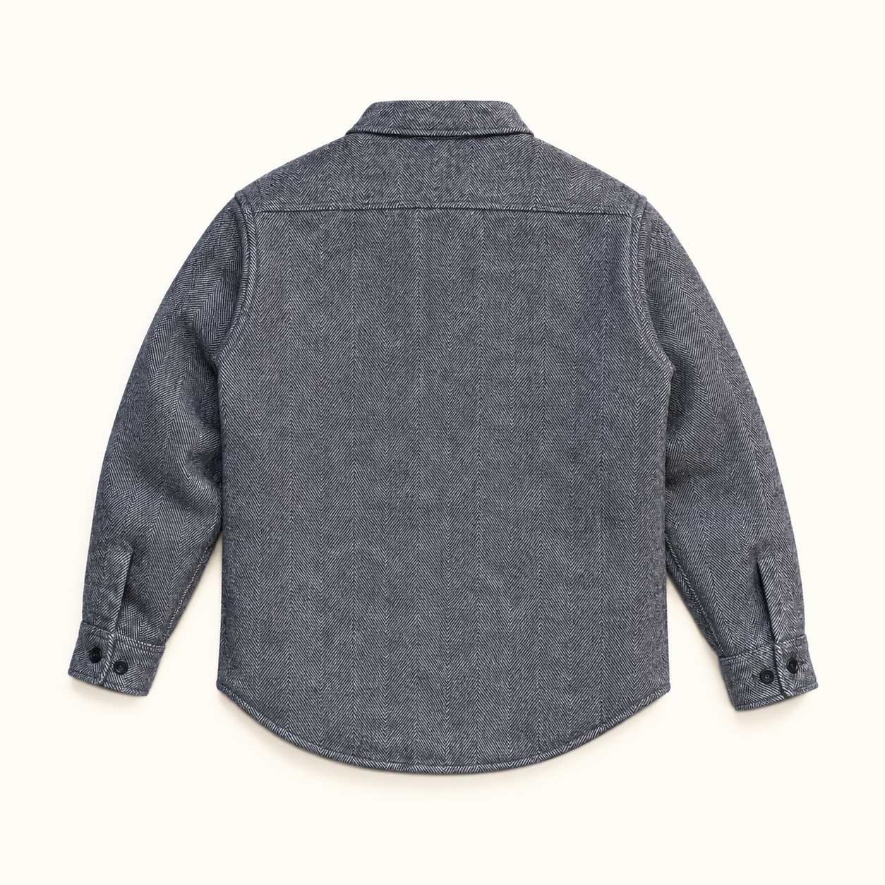 Dark Gray Wool Shirt Jacket by Buffalo Jackson