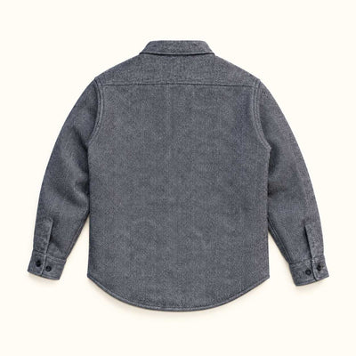 Dark Gray Wool Shirt Jacket by Buffalo Jackson