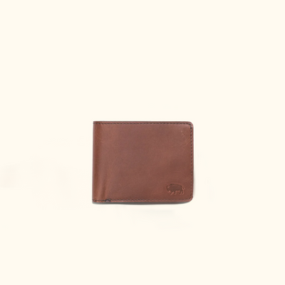 Roosevelt Leather Billfold Wallet | Amber Brown