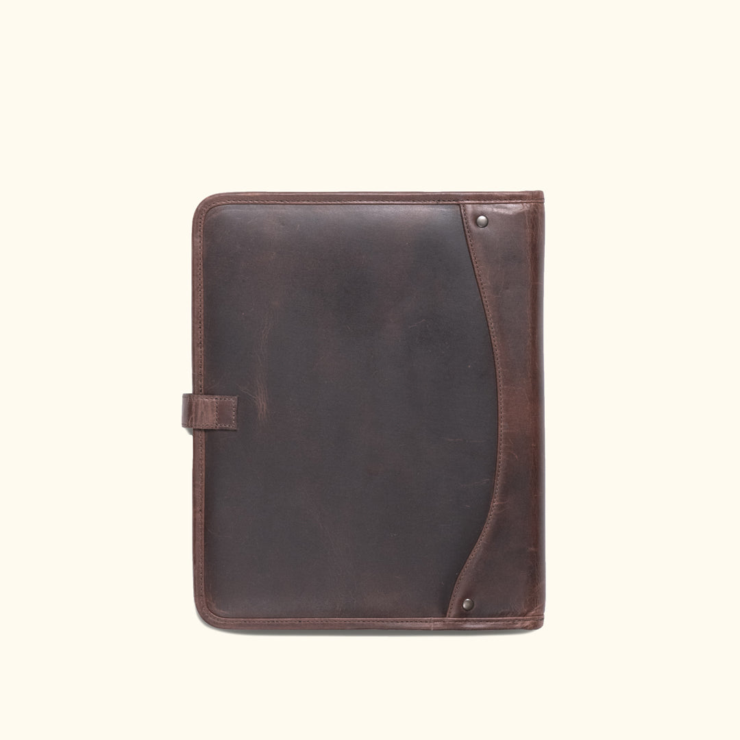 duke&cow RNAB0B1ZD697Z leather padfolio for men, leather portfolio